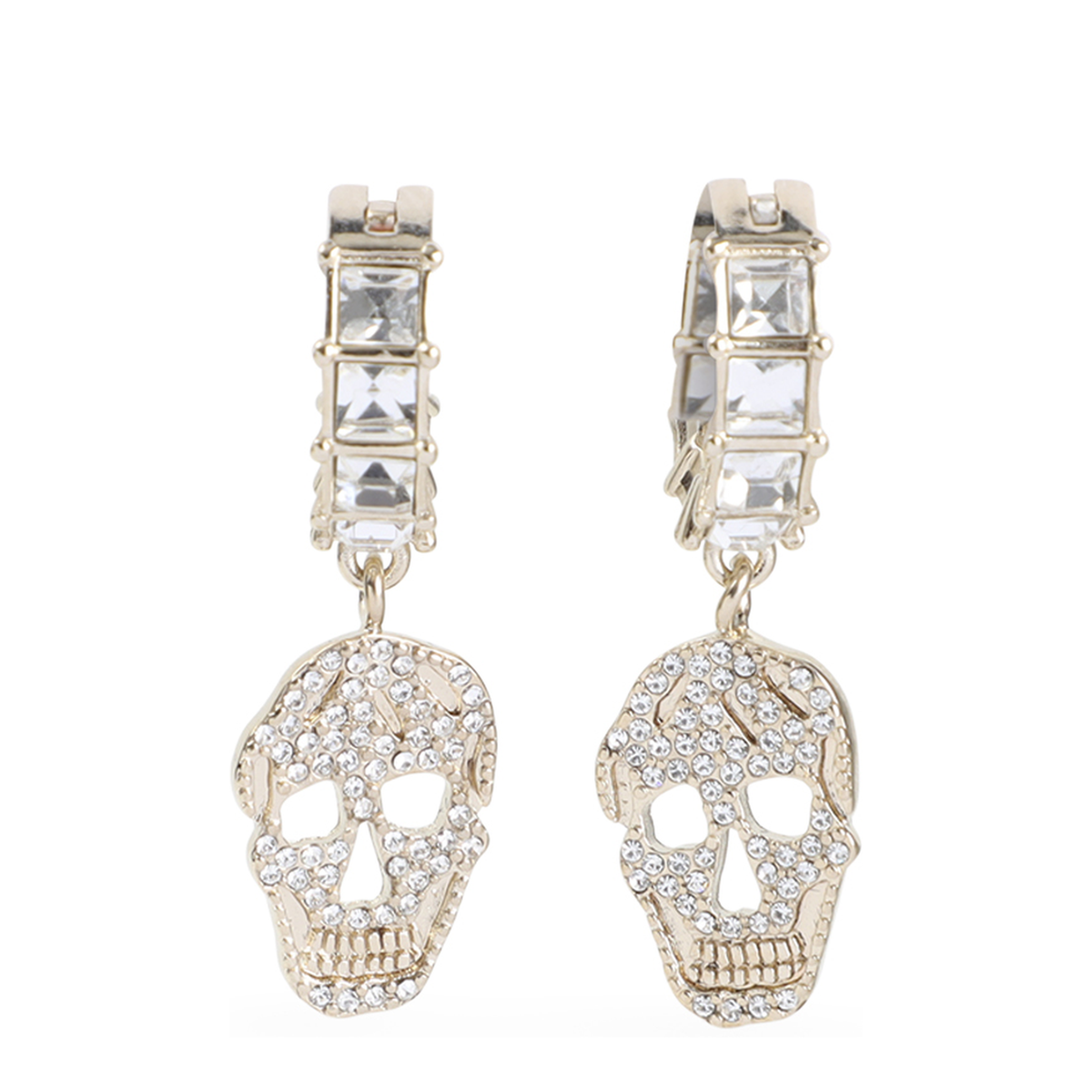 MAYFEYR - Alexander Mcqueen - Pav Skull Earrings - A0009EJ16GS1953