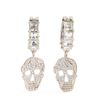MAYFEYR - Alexander Mcqueen - Pav Skull Earrings - A0009EJ16GS1953