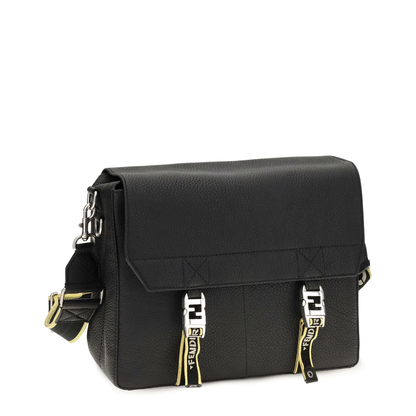 MAYFEYR - Fendi - Flow Mess Medium Roman Leather Crossbody Bag - 7VA696B12GF0QA1