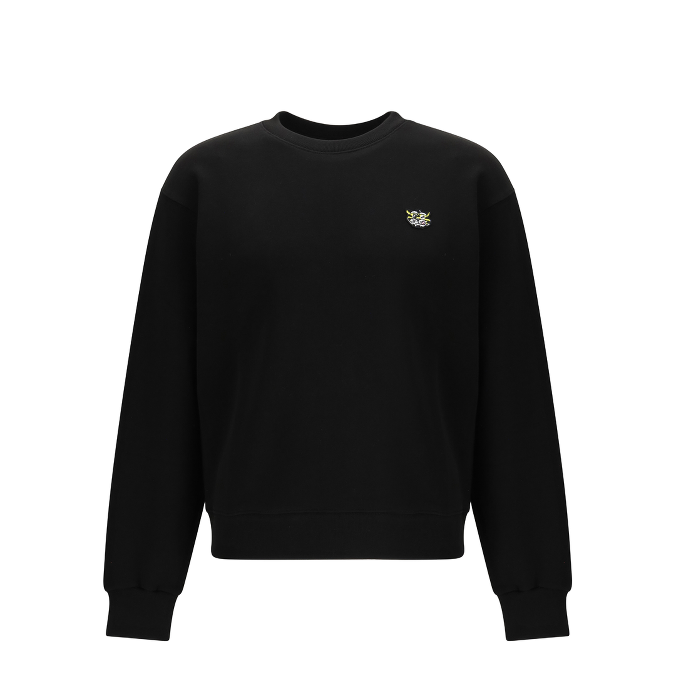 MAYFEYR - Kenzo - Cotton Sweatshirt With The Wild Tiger Embroidery - FG55SW2054MJ