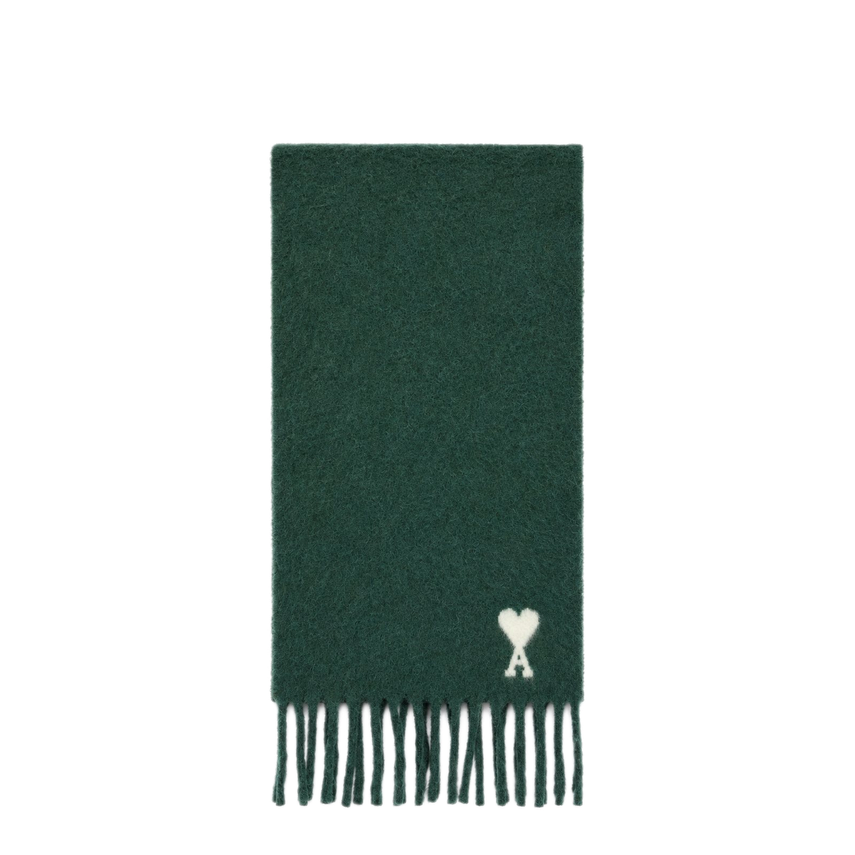 Bottle Green Alpaca Blend Scarf
