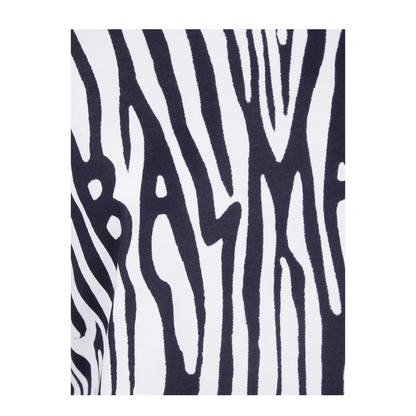 Zebra Print Crop T-Shirt