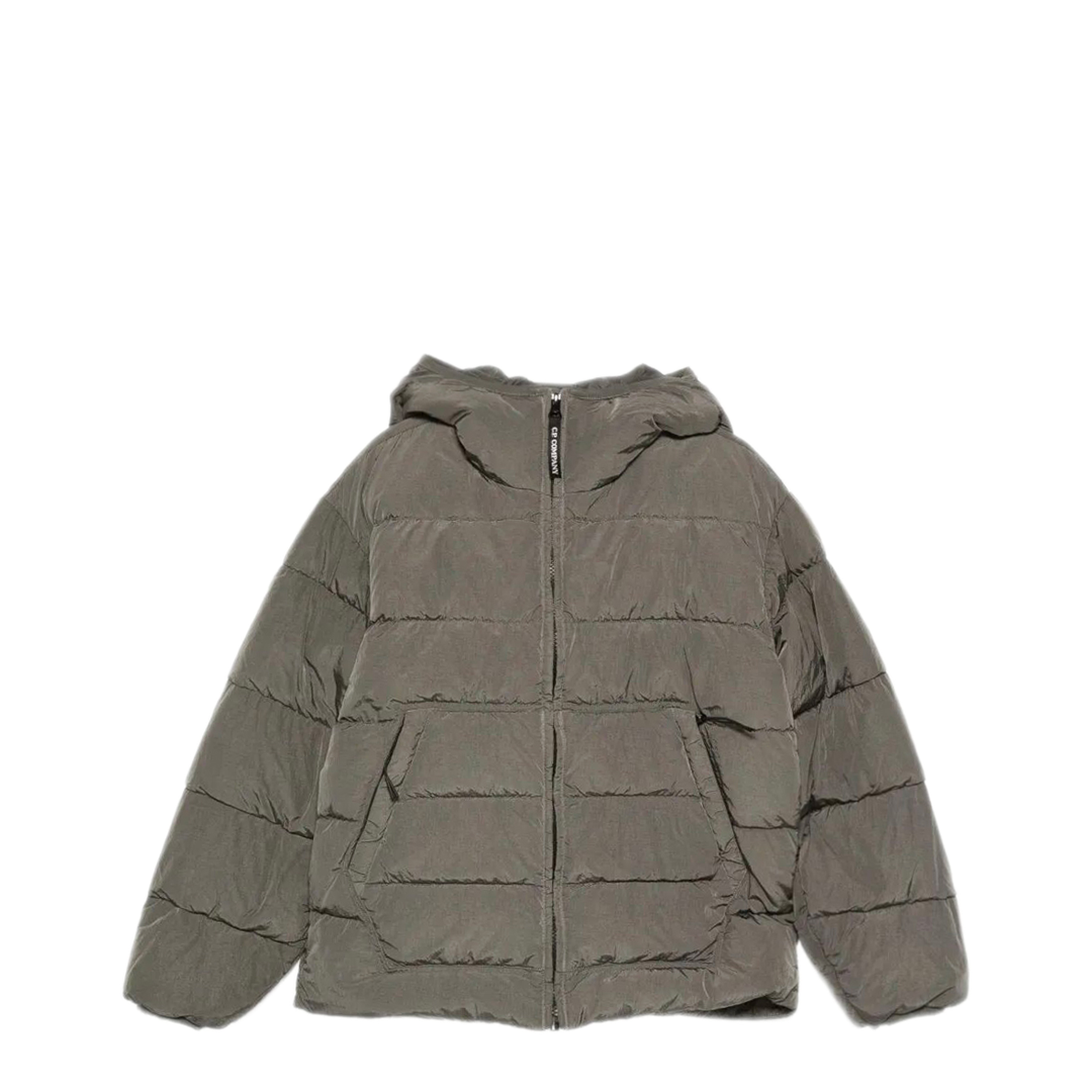 MAYFEYR - C.P. COMPANY KIDS - Hoodie Zipped Puffer Jacket - CUS01BL3C0031233