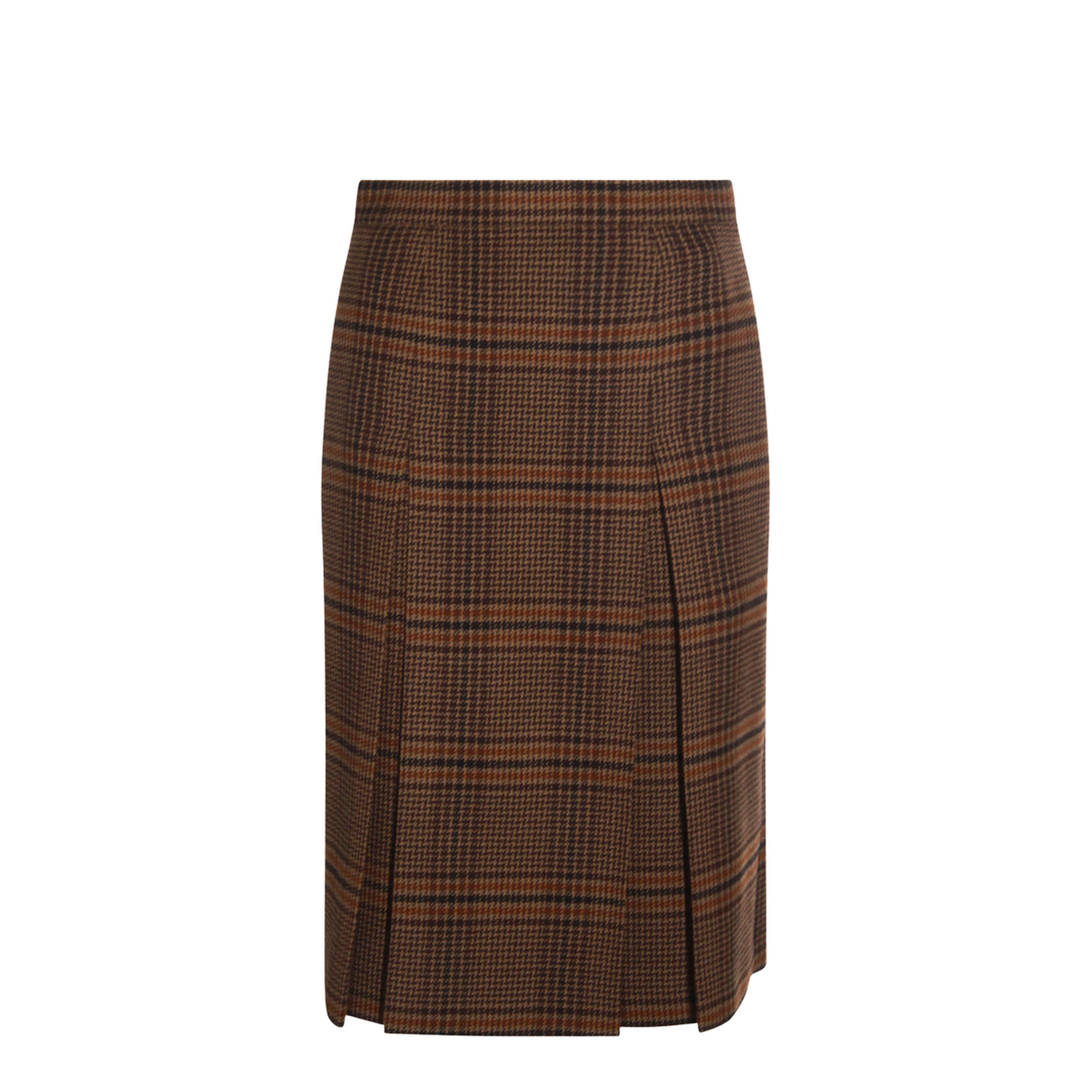 Wool and Cashmere Midi Skirt
