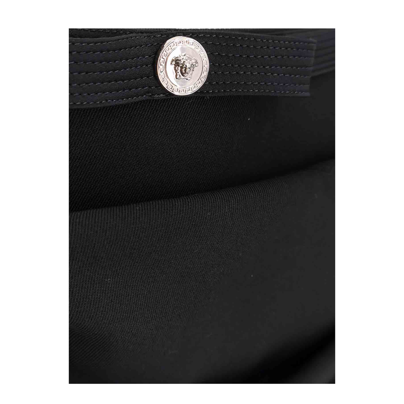 Responsible Wool Mini Skirt With Medusa Detail