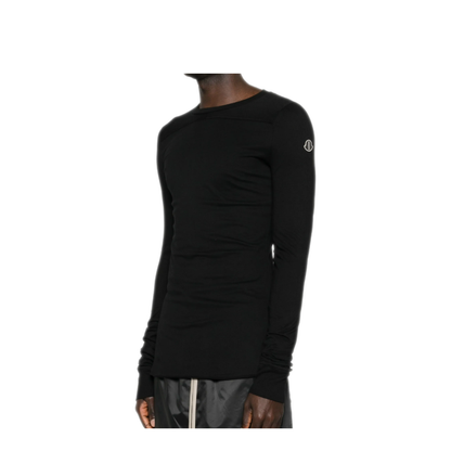 Black Cotton Sweater