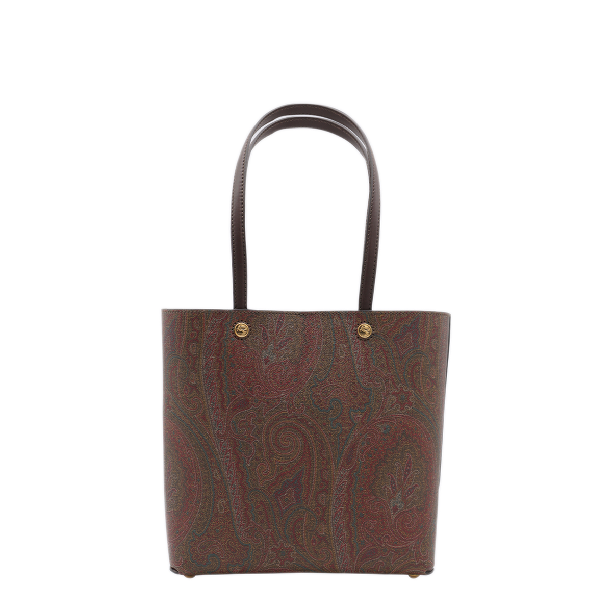 Essential Medium Jacquard Cotton Tote Bag - Brown