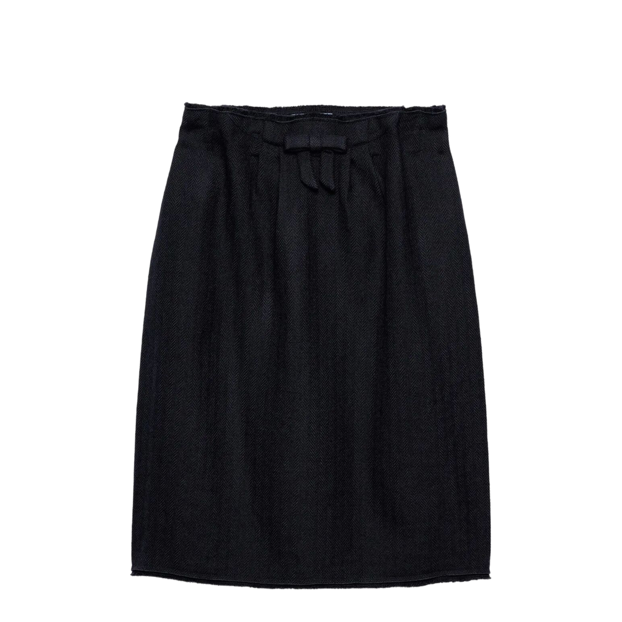 MAYFEYR - Prada - Chevron Wool Midi Skirt - P134ZGSOOO18DE