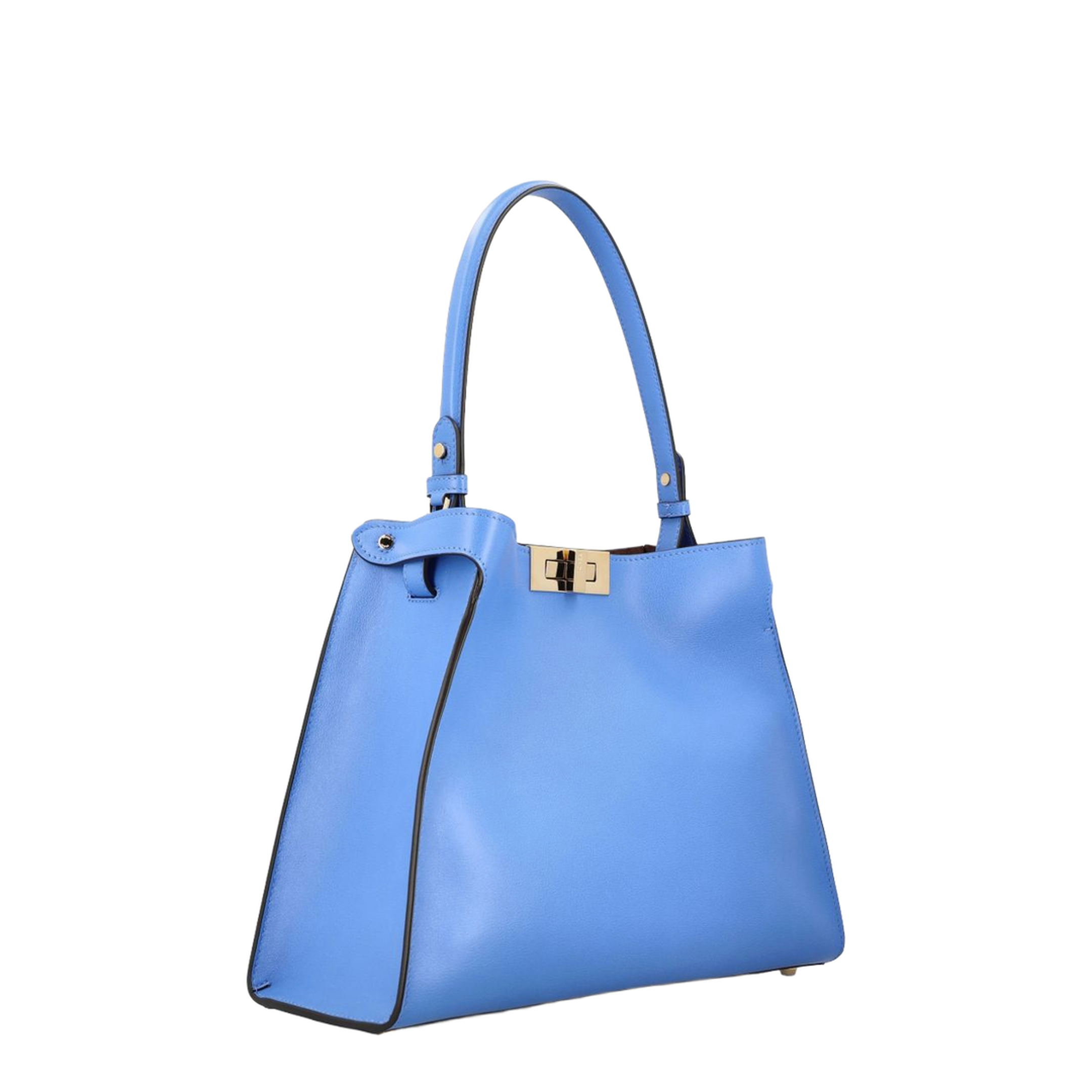 Way Medium Calf Leather Tote - Coastal Sky Blue