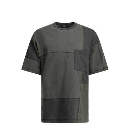 MAYFEYR - Comme Des Garçons Homme - Patchwork Crewneck T Shirt - HQT023S261CHARCOALMIX