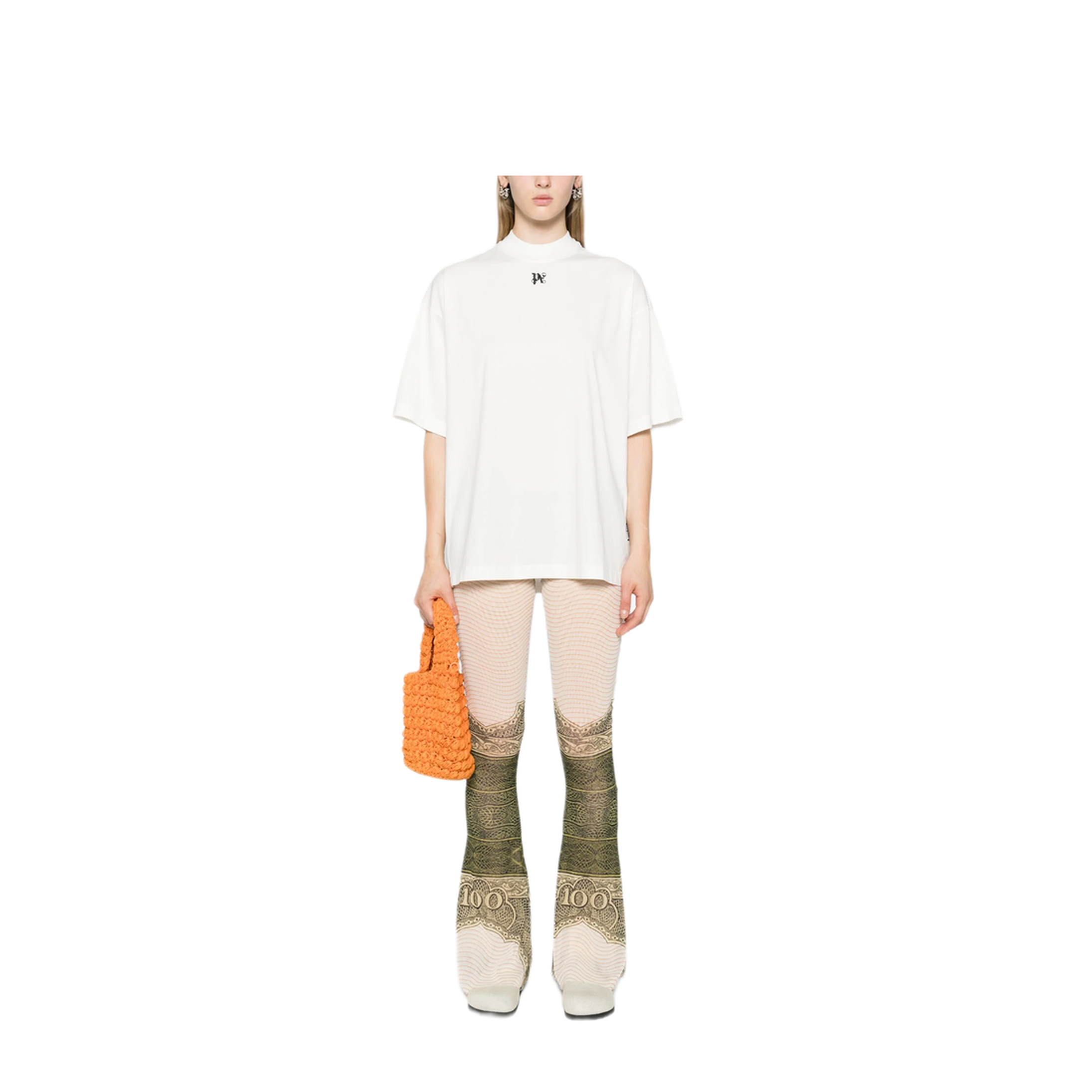 MAYFEYR - Palm Angels - Wing Pencil Loose T-Shirt - PWAA017F24JER0040310
