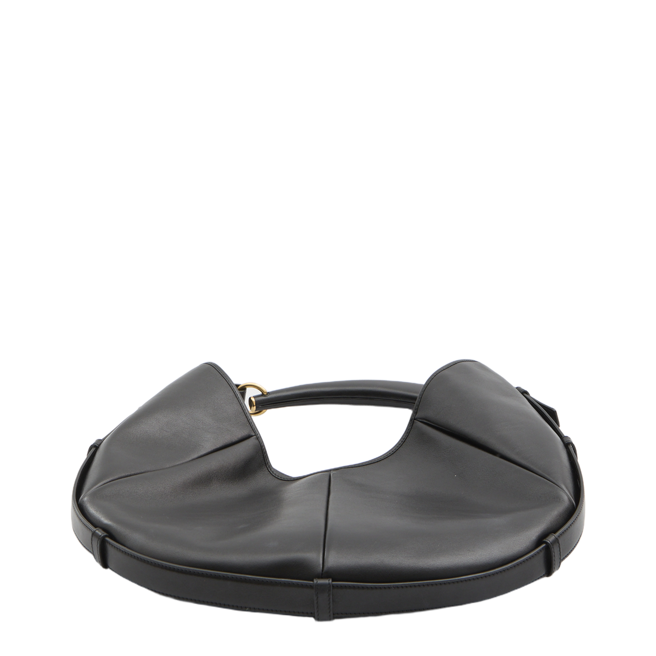 Mombasa Medium Padded Calfskin Hobo Bag - Black
