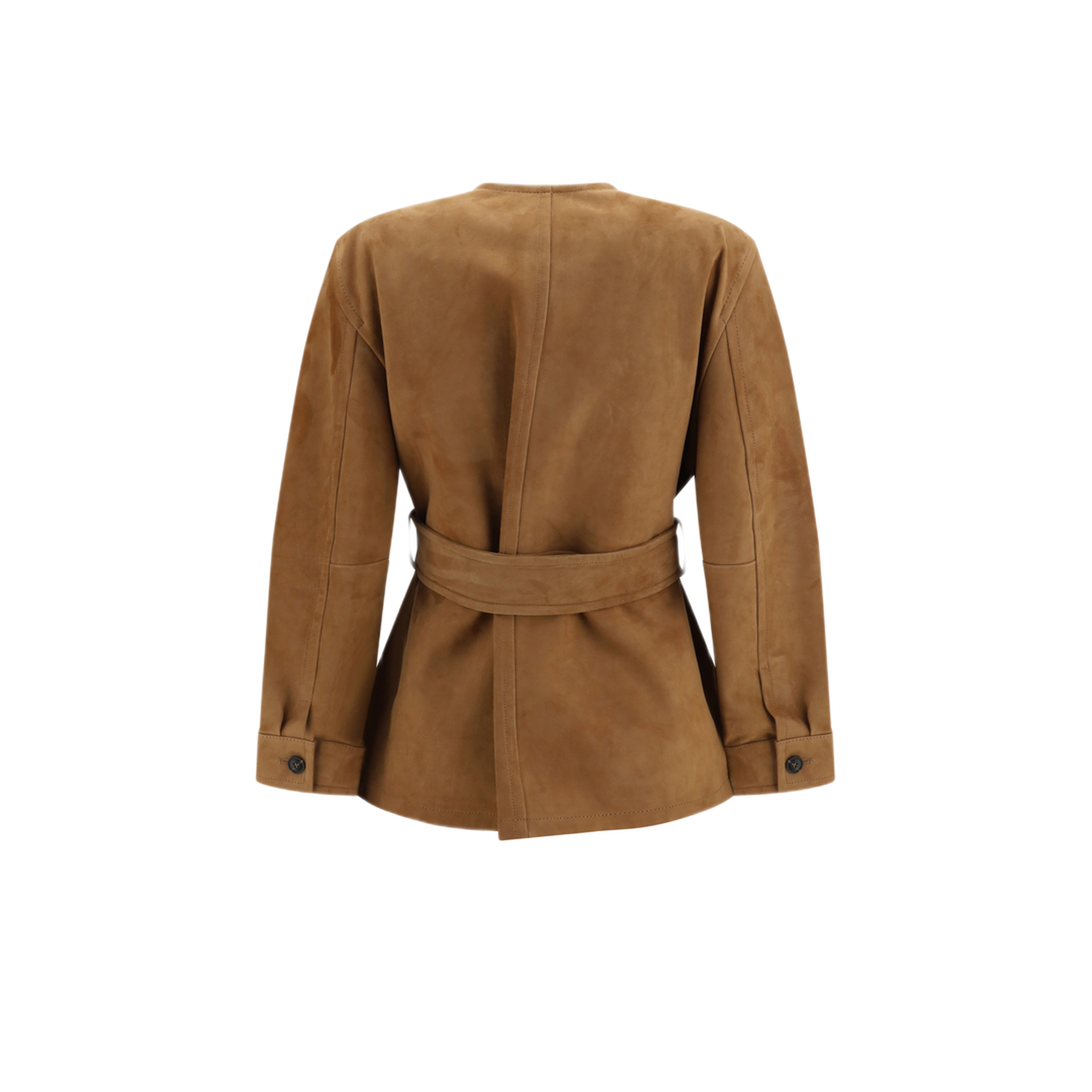 MAYFEYR -  - Suede Leather Jacket With Belt - 2626446021600