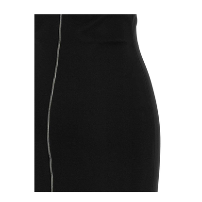 Belted Bustier Long Dress Black