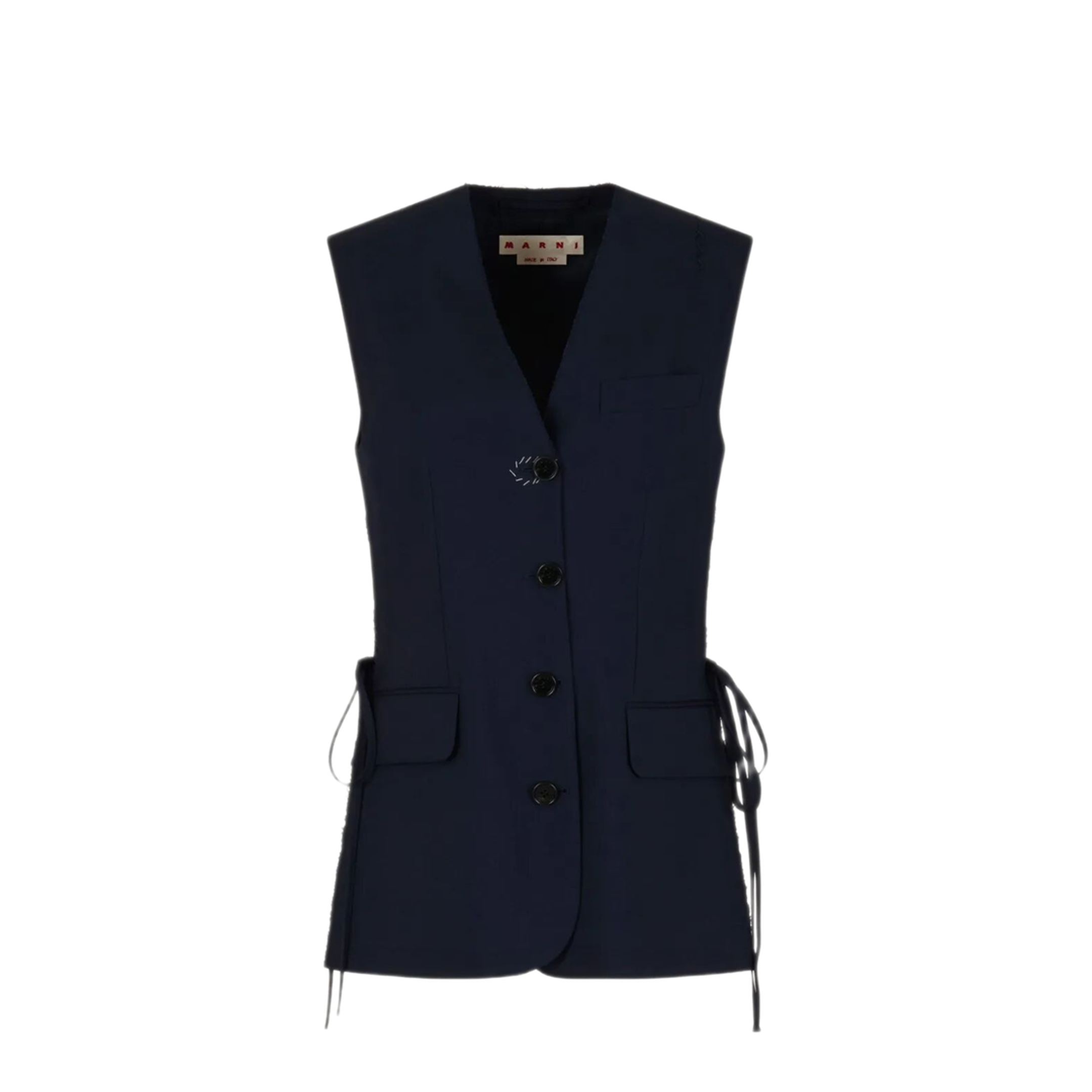 MAYFEYR - Marni - Wool Waistcoat With Side Slits - GLMA0096SUTW83900B99
