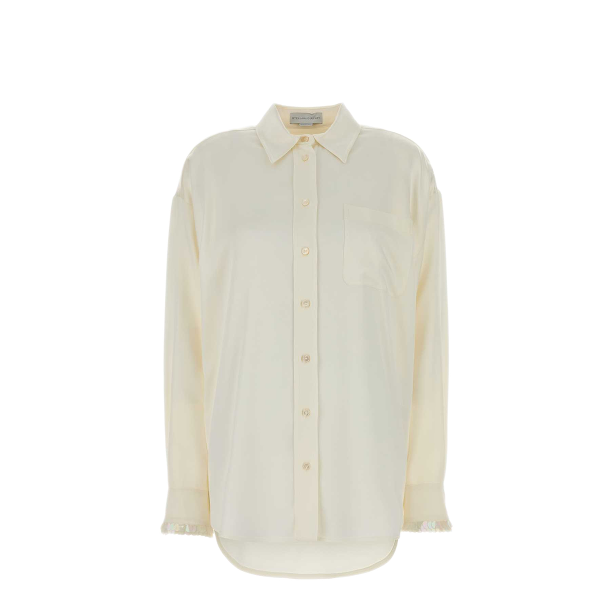 MAYFEYR - Stella Mccartney - Emb Cuff Satin Pj Top - 6202003FU3029200