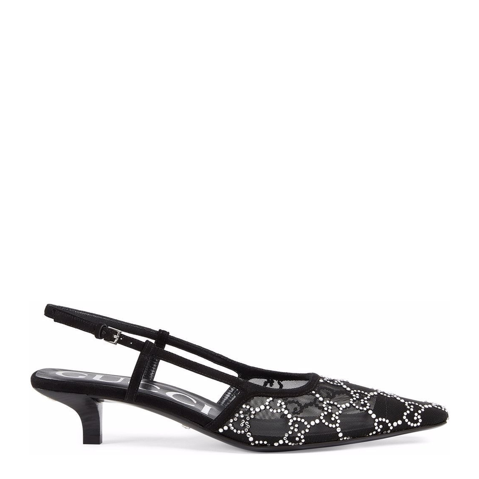 GG Crystal Slingback Pump
