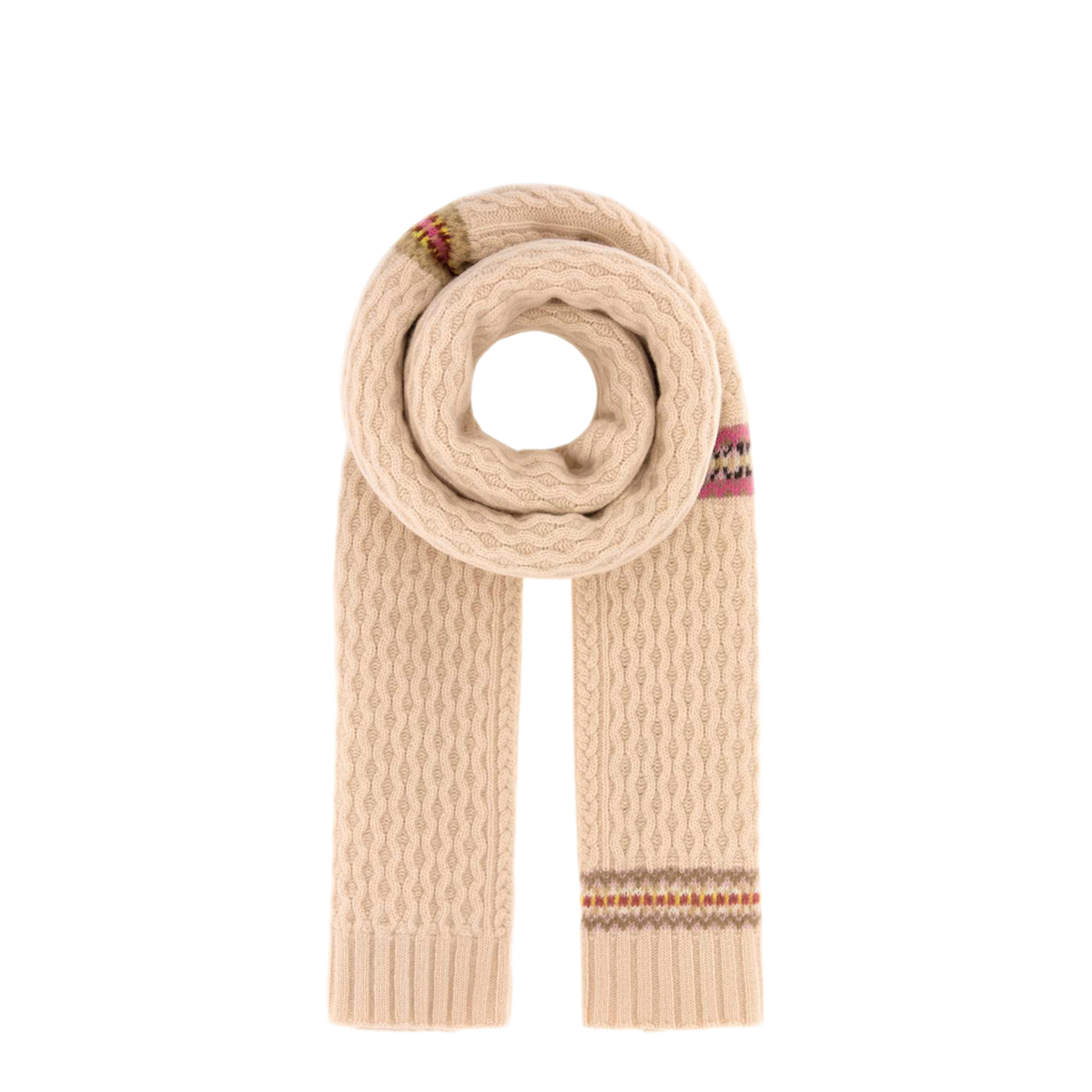 MAYFEYR - Stella Mccartney - Apres Ski Fair Isle Cable Scarf - 6K13243S26979200