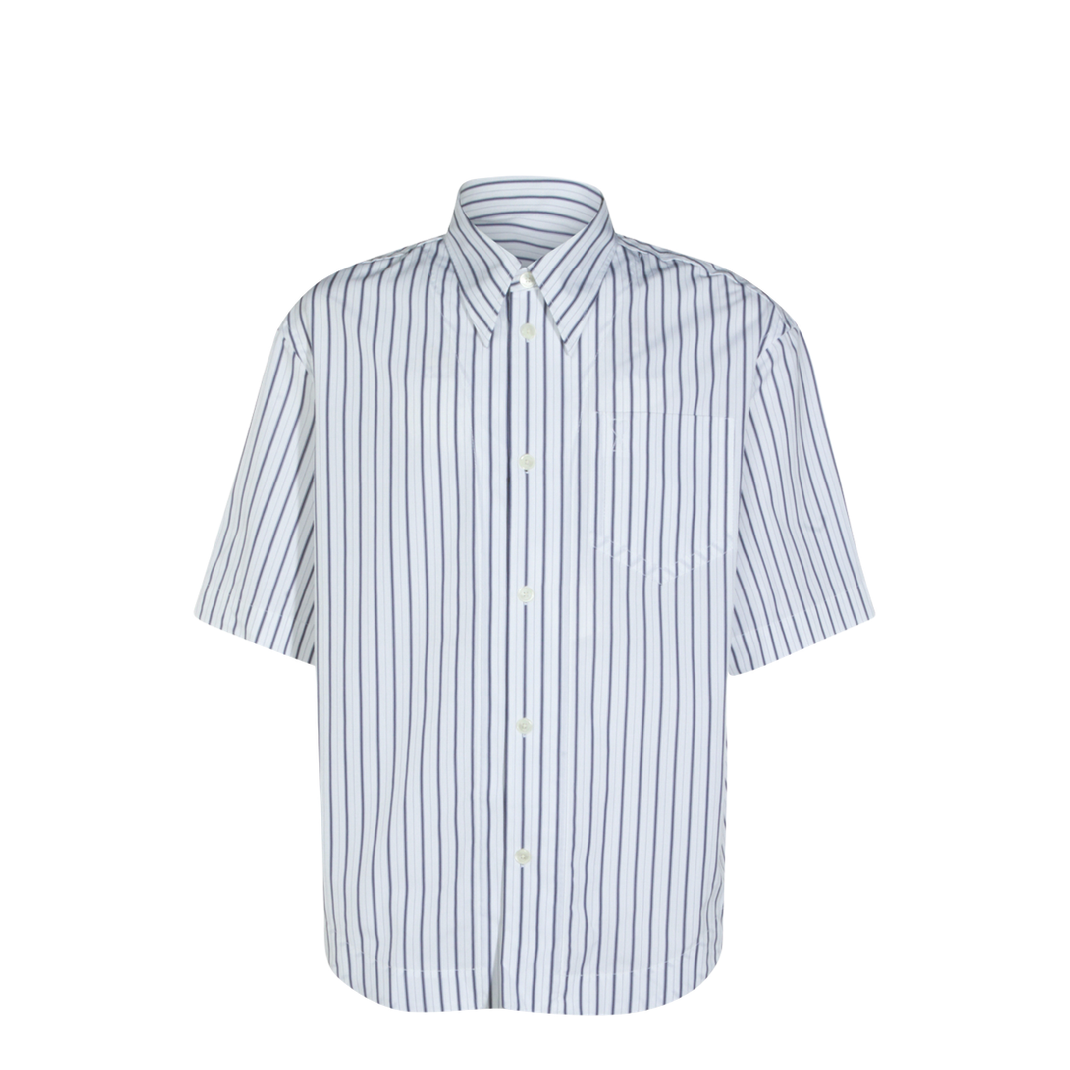White Striped De Coeur Shirt
