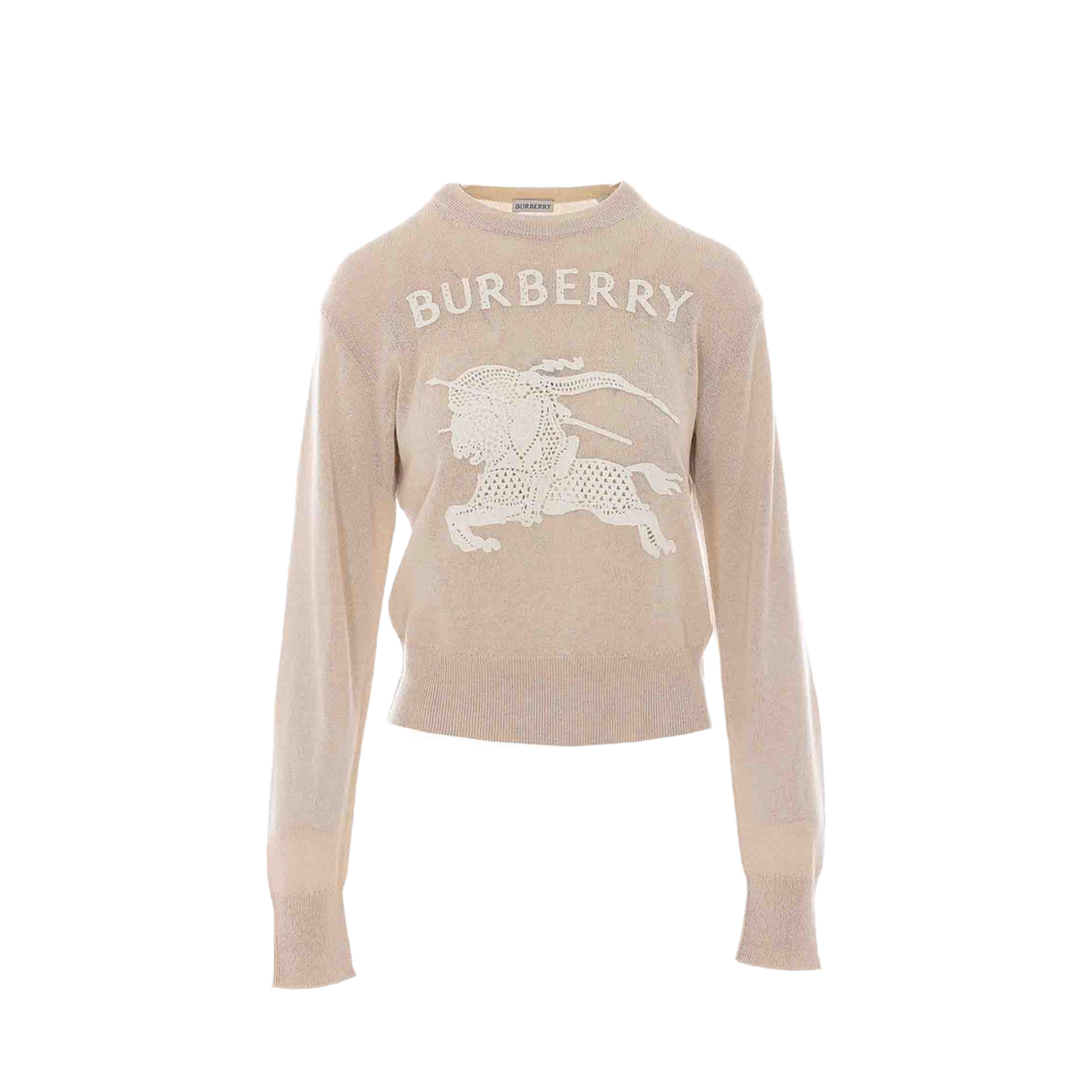 MAYFEYR - Burberry - Beige And White Sweater - 8122343
