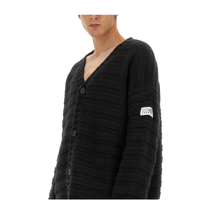 MAYFEYR - Mm6 Maison Margiela - Cardigan With V-Neck - SH0HP0005M13040900