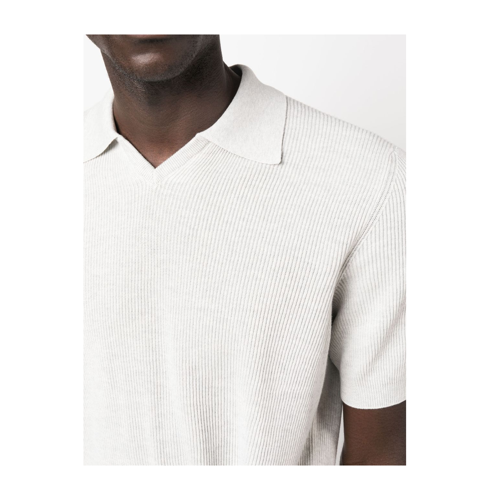 Cotton Knit Polo Shirt