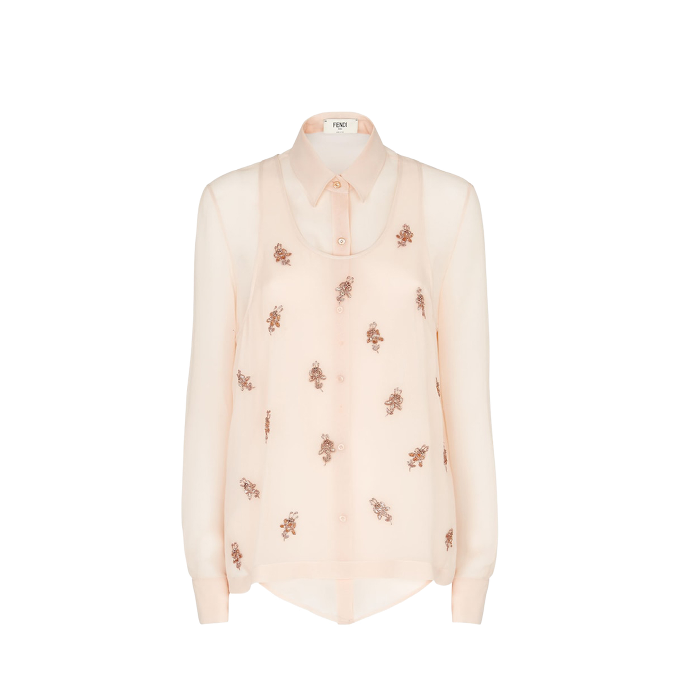 MAYFEYR - Fendi - Silk Georgette Top - FS8251AQ33