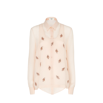 MAYFEYR - Fendi - Silk Georgette Top - FS8251AQ33