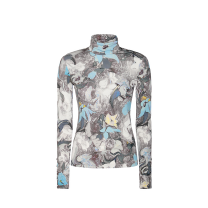 Blue Viscose Top