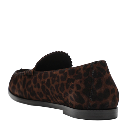 MAYFEYR - Aquazzura - Leopard-Print Suede Loafers - CLGFLAM0PLDESP