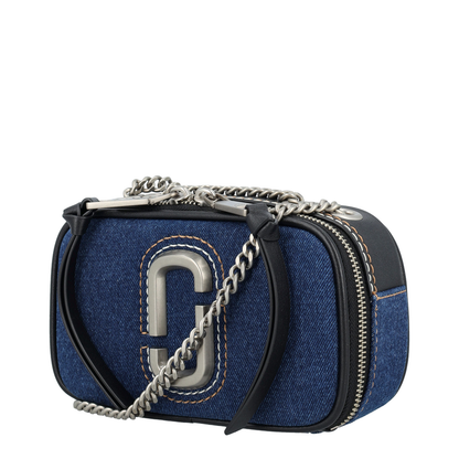 Denim Chain Snapshot Bag