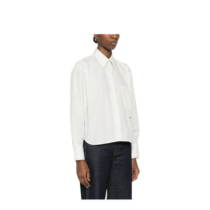 MAYFEYR - Victoria Beckham - Embroidery Cropped Shirt - 1124WSH005238A9634