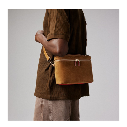 Top Handle Zip Bag with Adjustable Strap