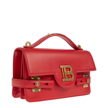 B-Buzz 24 Smooth Leather Handbag - Rouge