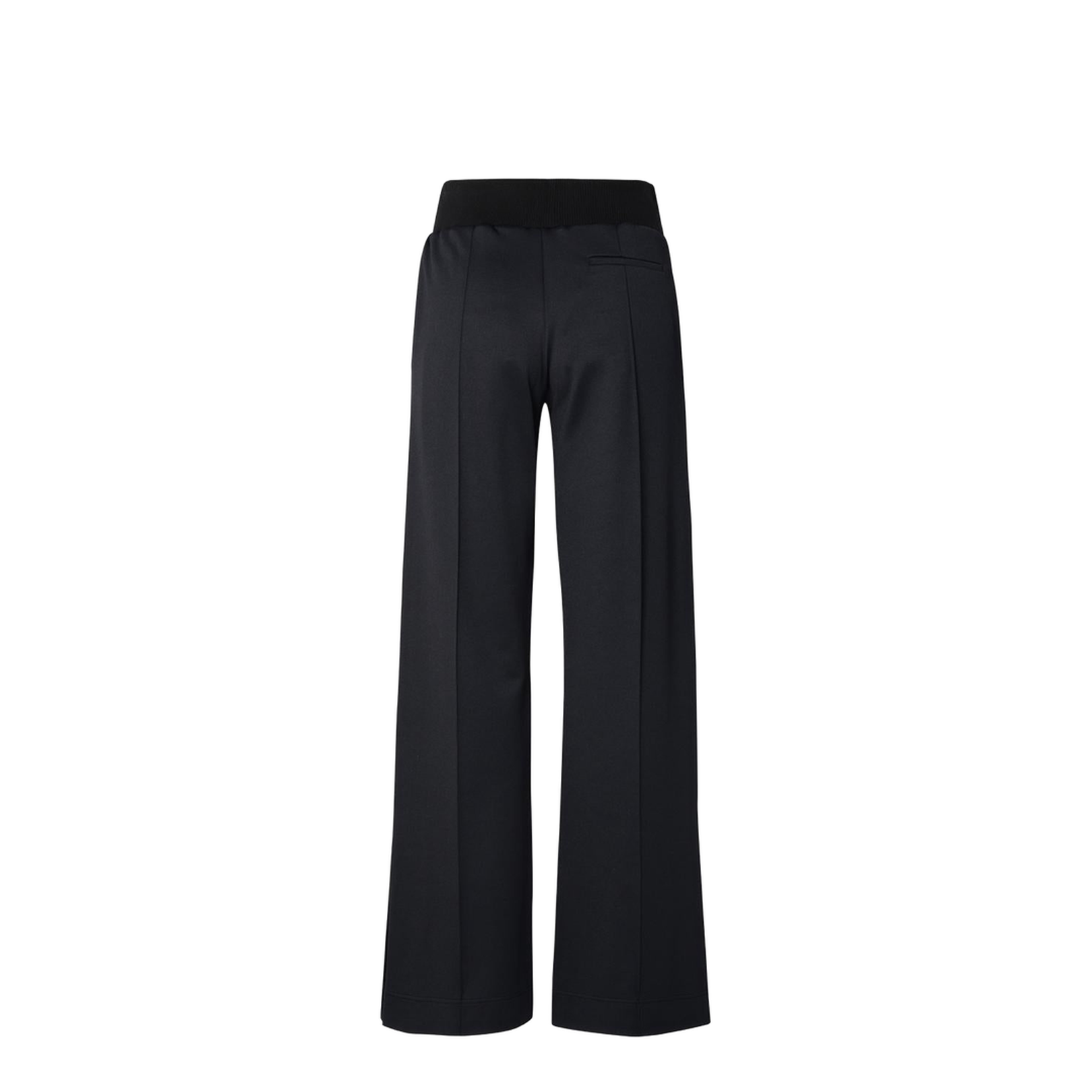 Black Polyamide Blend Sporty Pants