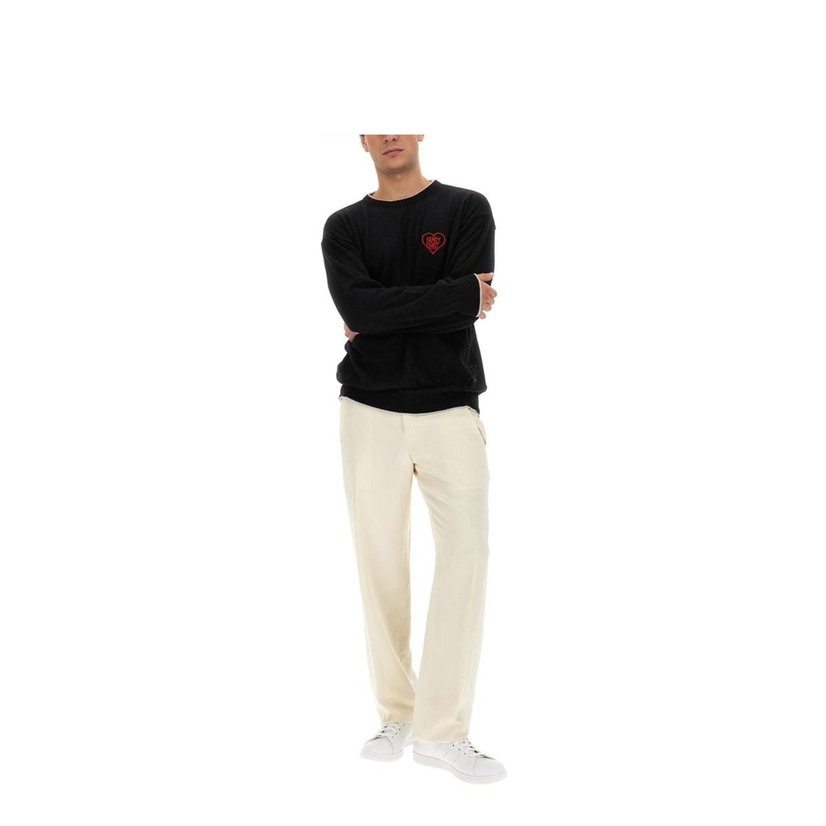 MAYFEYR - FAMILY FIRST - Regular Fit Jersey With Logo - SWF2302BLACK