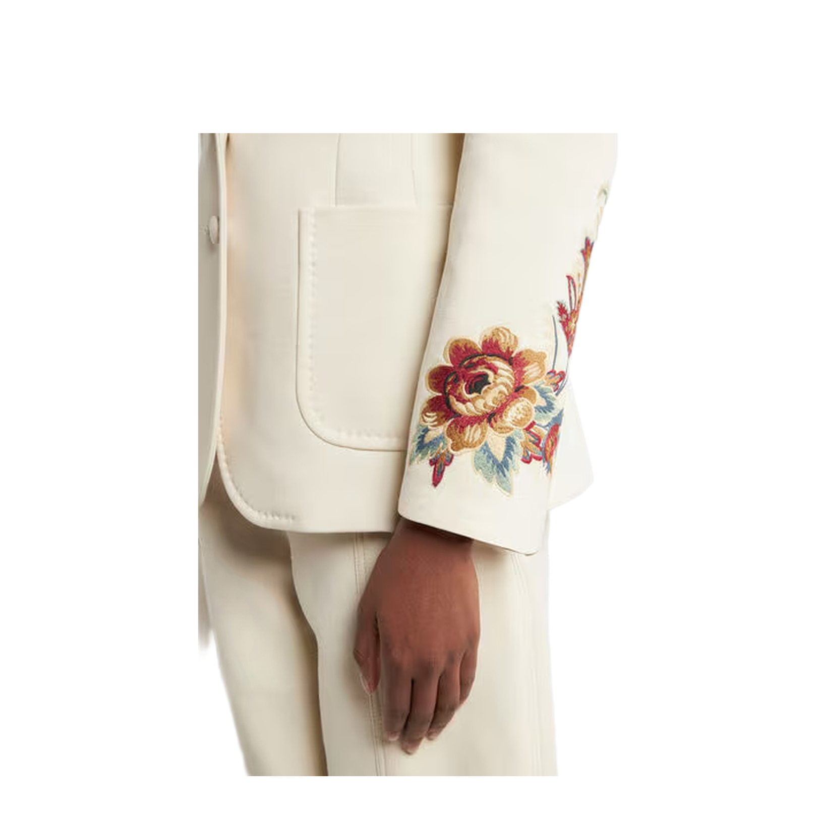 Cool Wool Jacket with Embroidery