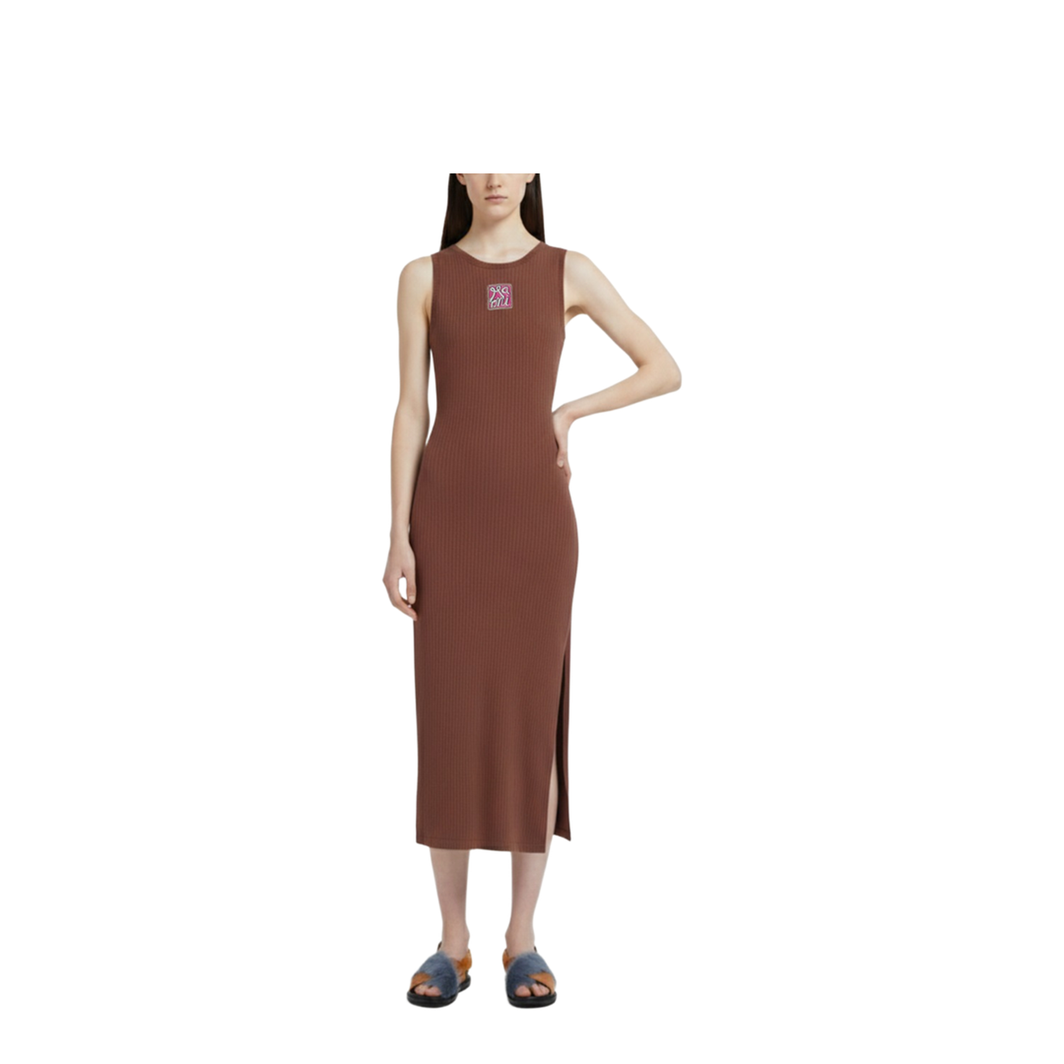 Frame Logo Midi Dress