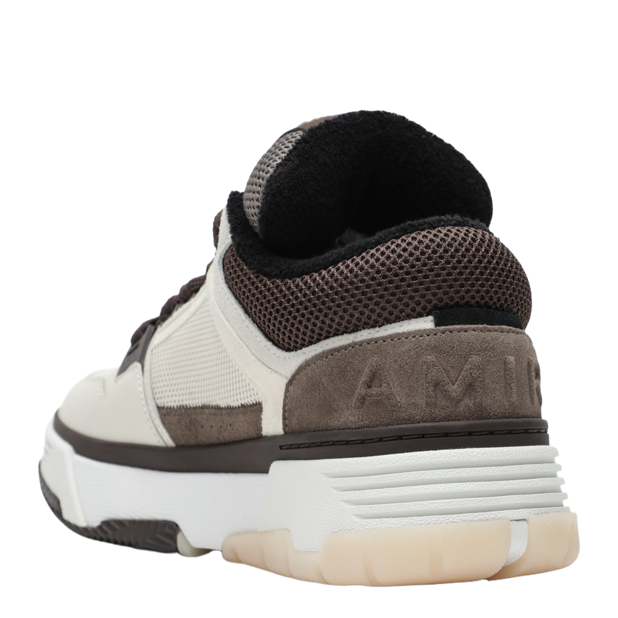 MAYFEYR - Amiri - Leather Sneakers In Brown - AMFOSR1130LE210