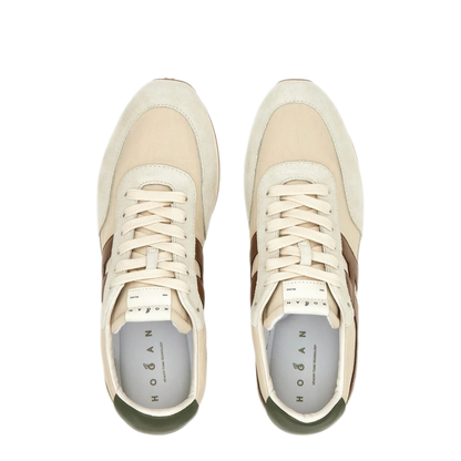 MAYFEYR - Hogan - Athletic Suede And Fabric Sneakers - HXM6990FZ90UZA