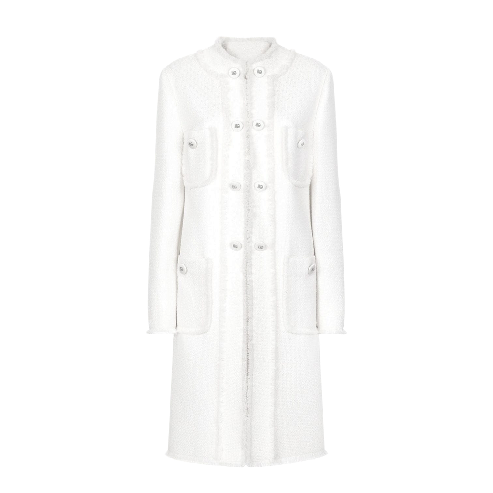Cream Tweed Coat