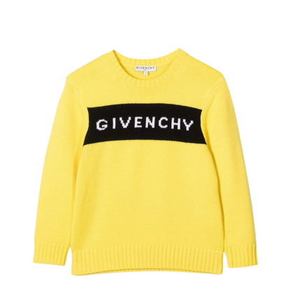 Knitted Jumper Jacquard Logo