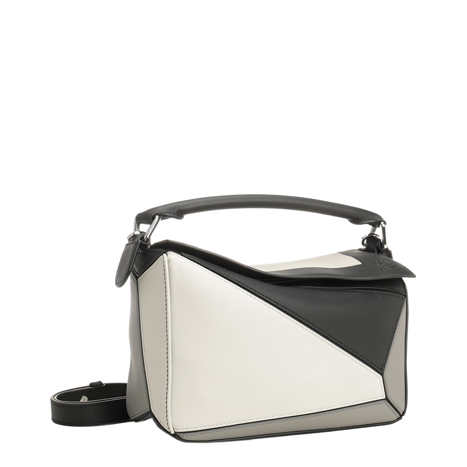 Small Puzzle Bag in Nappa Calfskin Multicolor