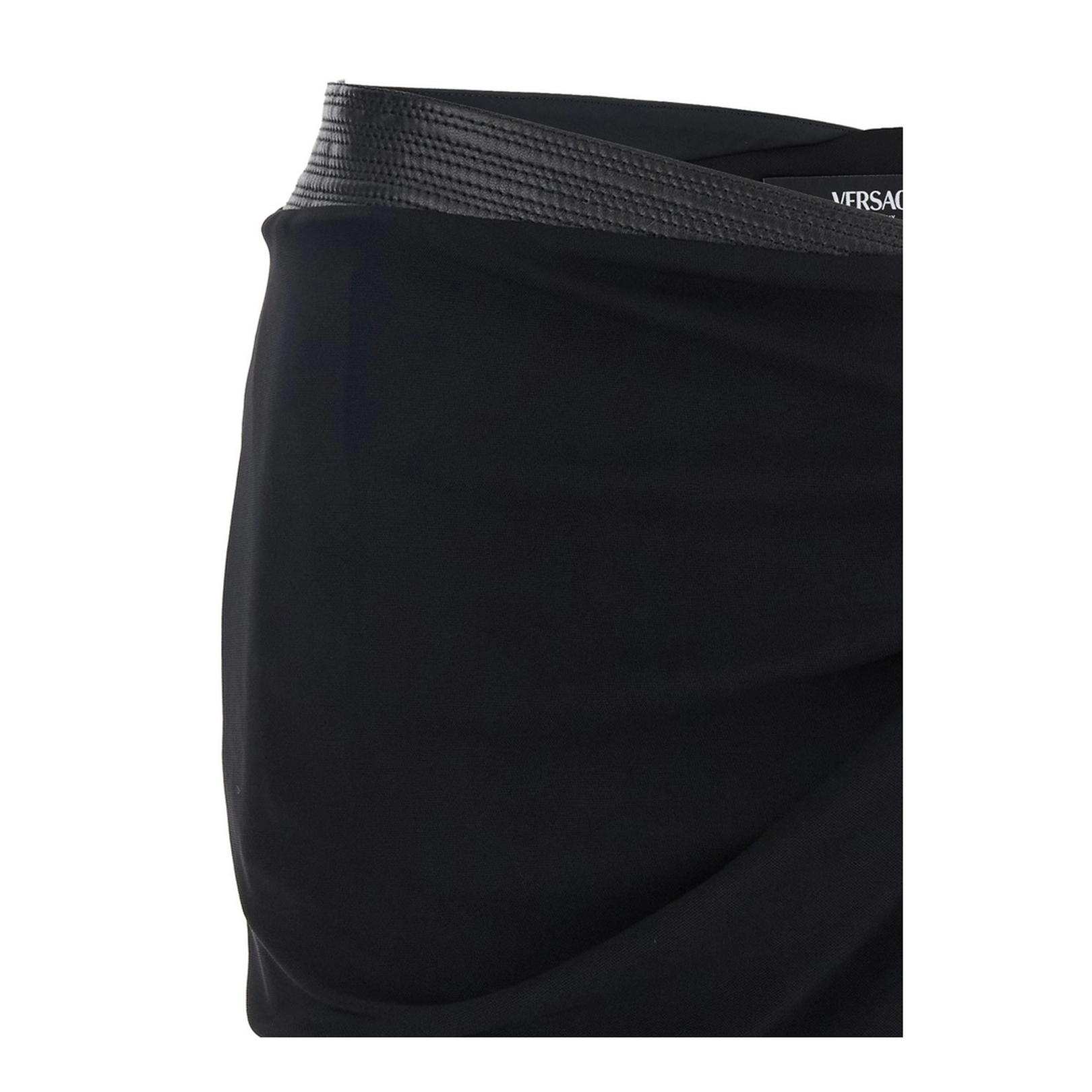 Stretch Viscose Midi Skirt