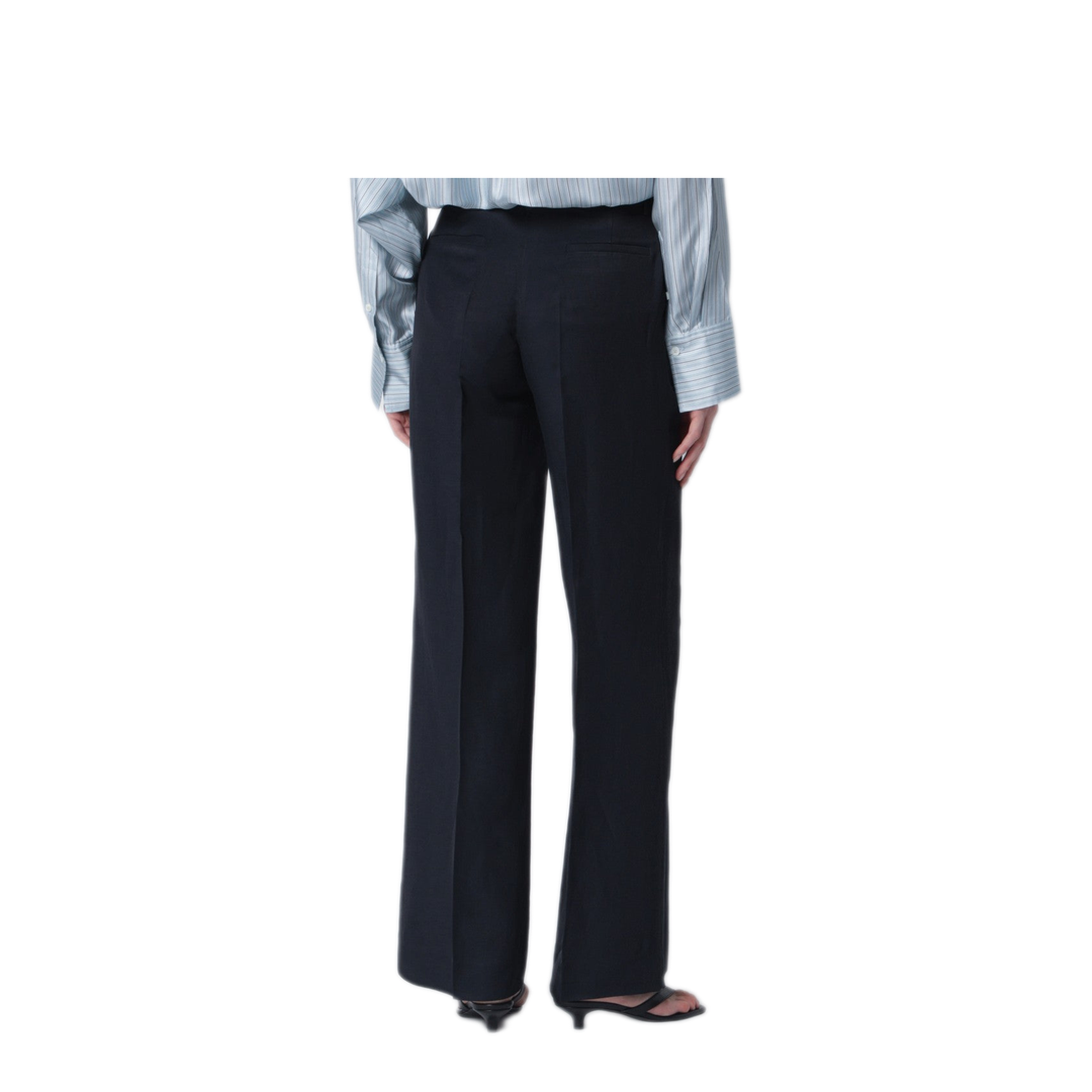 MAYFEYR - Parosh - Blue Viscose Trousers - D232214VI012