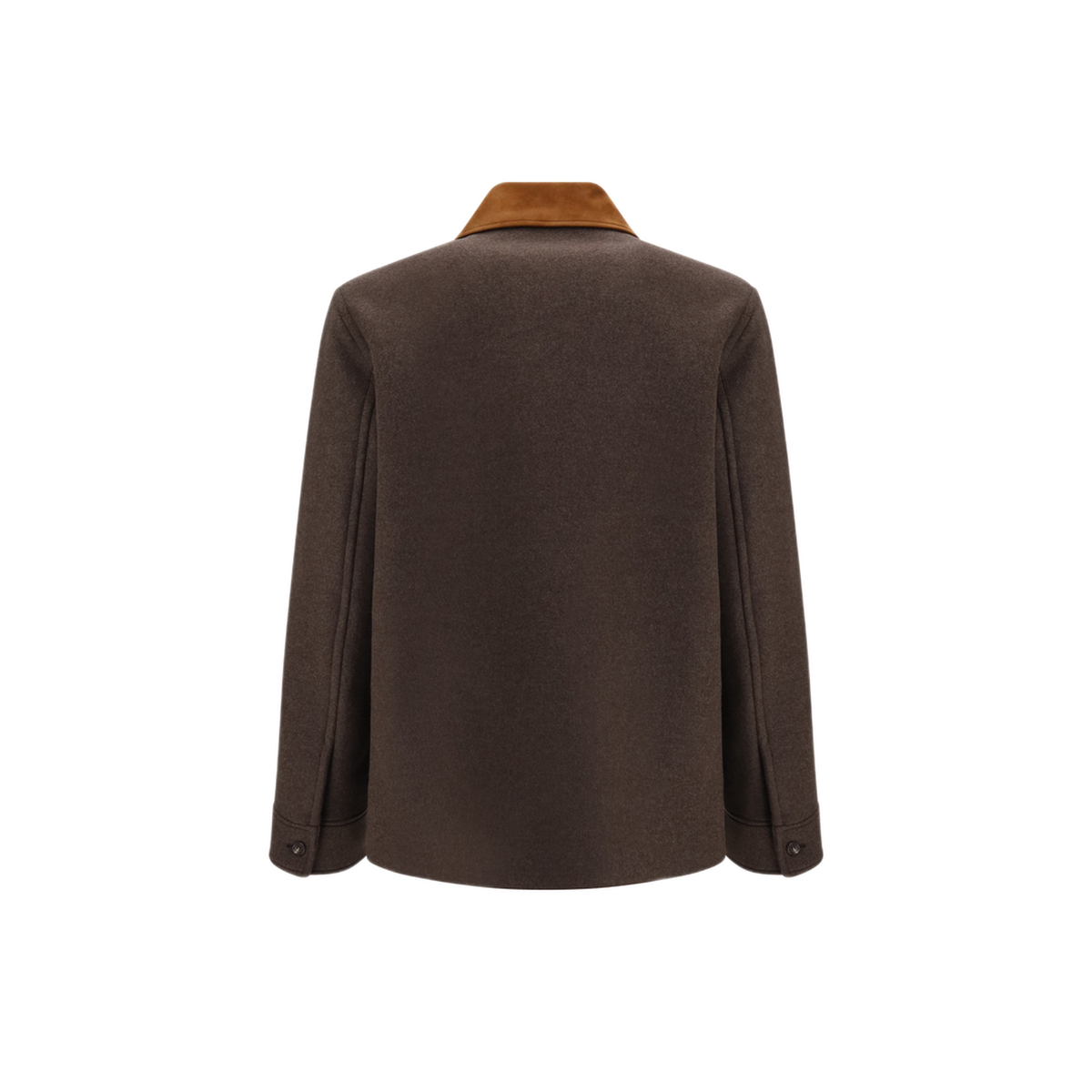 MAYFEYR - Valentino - Wool Jacket With Suede Collar - 9V0CJH48BP21MD