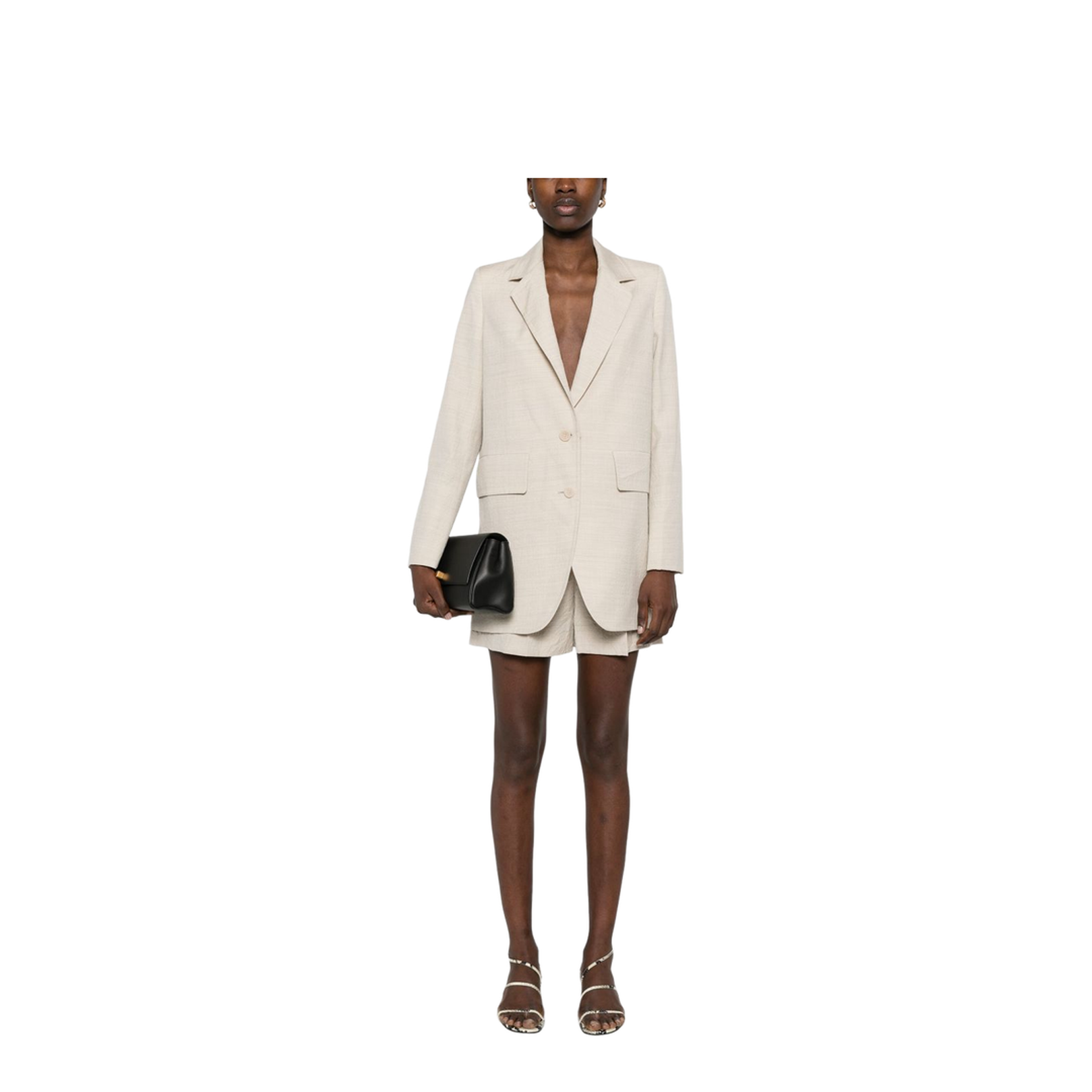 Light Brown Concealed Front Fastening Dress