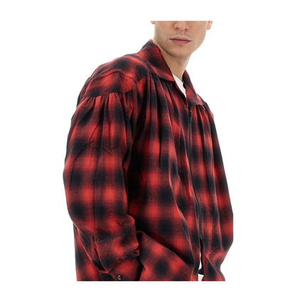 MAYFEYR - AïE - Plaid Shirt - NS947BBLACKRED