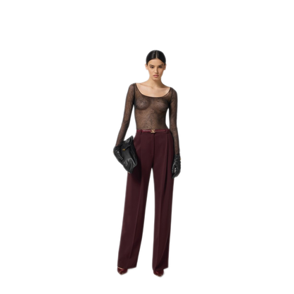 MAYFEYR - Elisabetta Franchi - Trousers - PA12556E2EA4