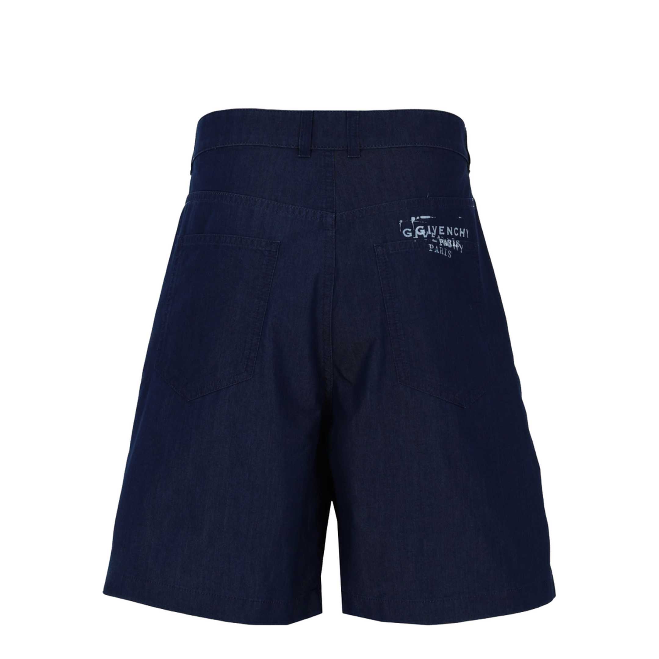 MAYFEYR - Givenchy - Denim Shorts In Indigo Blue - BM51PE517D415
